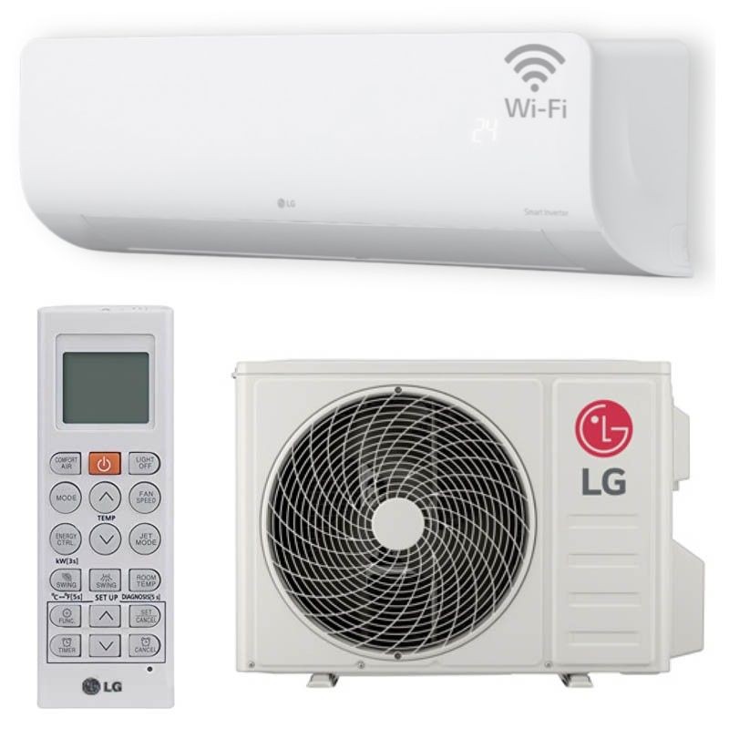 Aire Acondicionado Split de pared 1x1 LG WiFi PRO WZ24