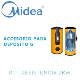 Midea RT1 resistencia 2 kW con termostato