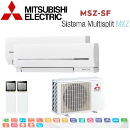 Mitsubishi Electric 2x1 MSZ-SF20VA + MSZ-SF35VA + MXZ-2D42VA