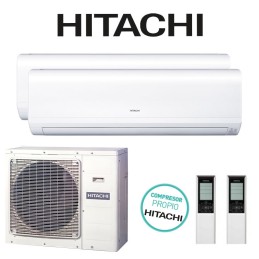 Hitachi 2x1 18 + 18 + RAM-33NP2B
