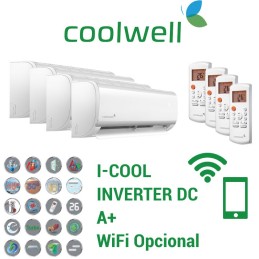 Coolwell 4x1 I-COOL 9 + 9 + 9 + 12 + 4X1C105K
