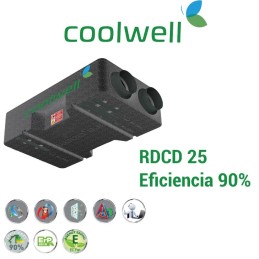 Recuperador de calor Coolwell RDCD 25