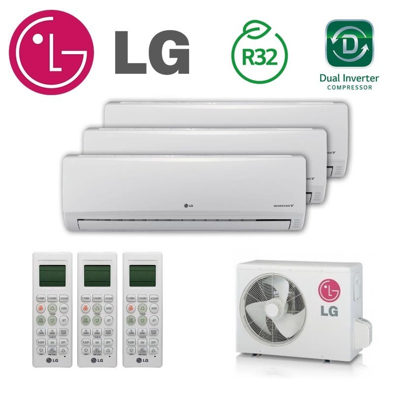 LG 3X1 PC09SQ + PC09SQ + PC18SQ + MU4R25 CONFORT CONNECT WIFI LG 3X1 PC09SQ + PC09SQ + PC18SQ + MU4R25 CONFORT CONNECT WIFI