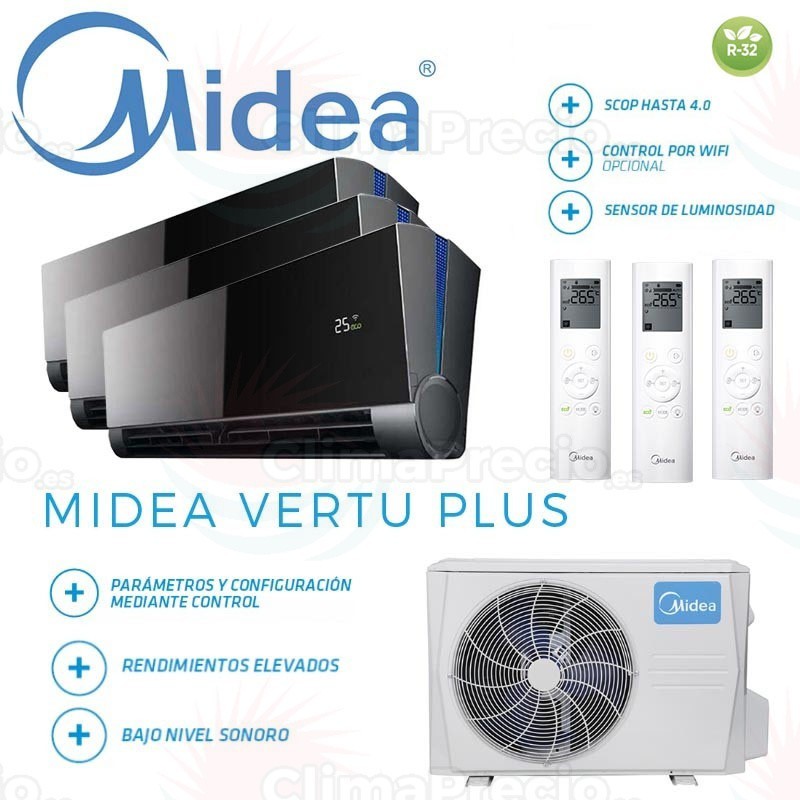 Midea Vertu Plus 3x1 M3OF-21HFN8-Q + 9 + 9 + 9