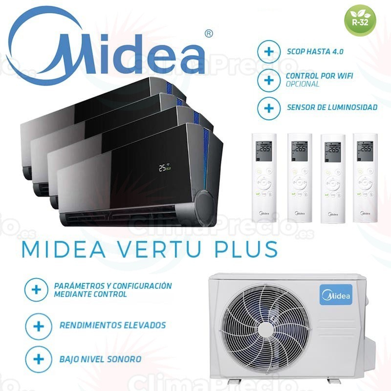 Midea Vertu Plus 4x1 M4OE-28HFN8-Q + 9 + 9 + 9 + 9