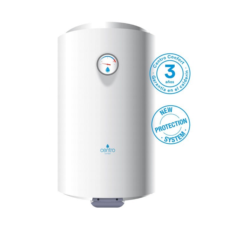 Termo eléctrico vertical Centro Confort Mediterráneo 30 Litros Termo eléctrico vertical Centro Confort Mediterráneo 30 Litros