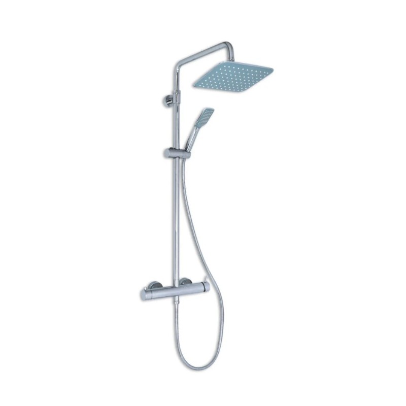 Columna de grifería para ducha monomando Stillo Trevi cromo