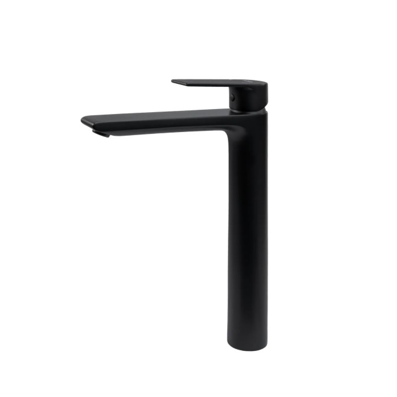 Grifería de lavabo Stillö Kios caño alto monomando lavabo negro