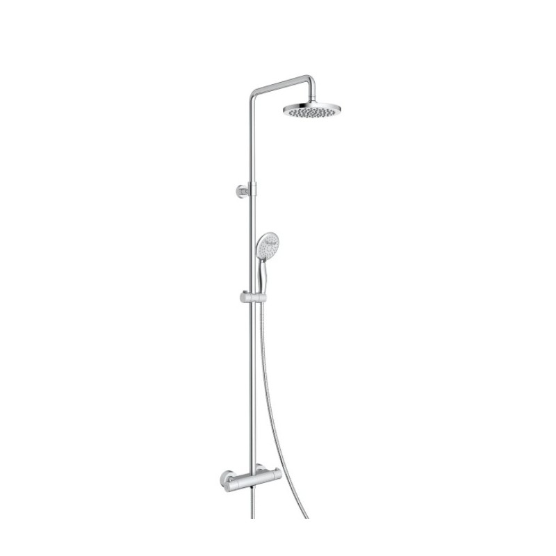 Conjunto termostático bañera/ducha regulable Stillö Capri cromo