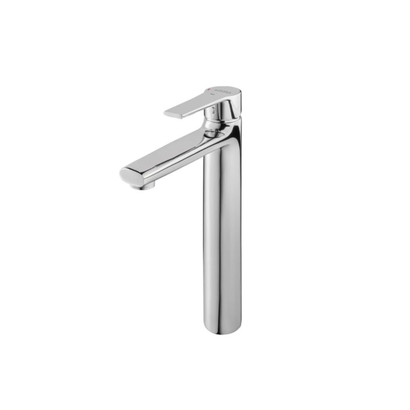 Grifería de lavabo caño alto con monomando cromo Stillö Mónaco