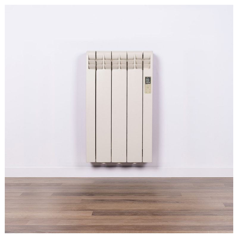 Radiador eléctrico Rointe de diseño. Color blanco ostra RAL 1013 - 3 Elementos