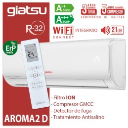 Aire Acondicionado tipo split Giatsu Aroma 2D GIA-S18ARD-R32